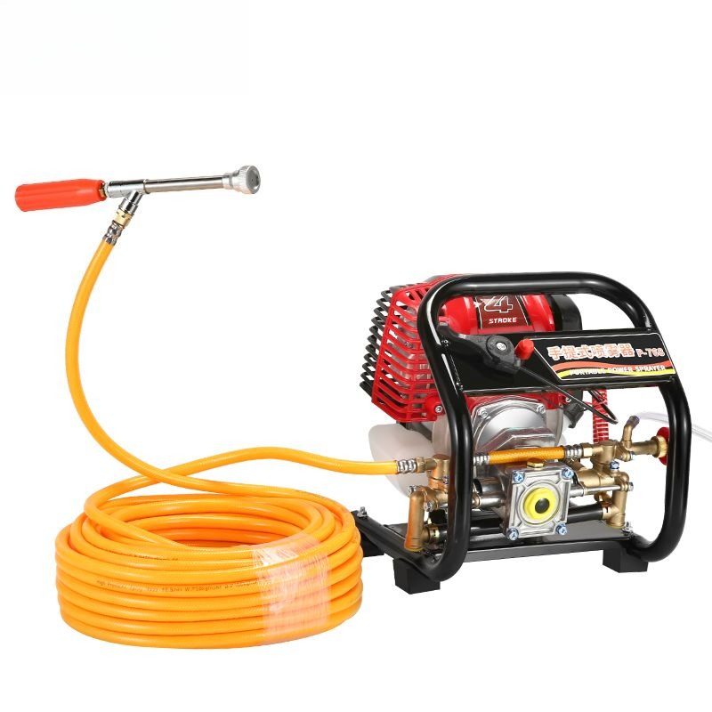 Agriculture Farming Kit - เครื่องพ่นยาแรงดันสูงแบบพกพา 4 จังหวะ รุ่นใหม่ สำหรับการฉีดพ่นยาในสวนผลไม้และการใช้งานในการชลประทานในฟาร์ม