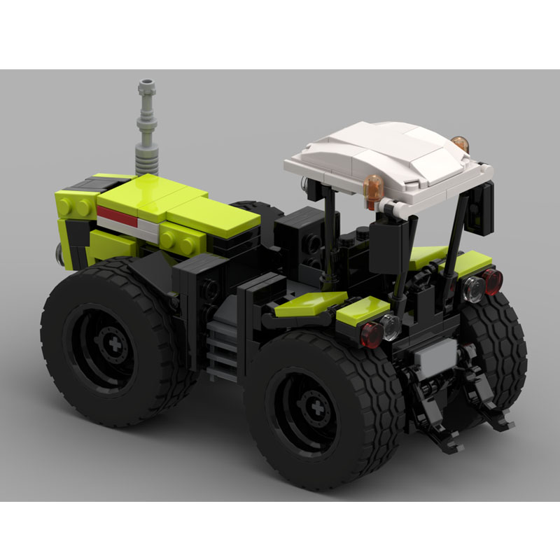 Farming Agriculture Model - MOC-196392 ซิตี้ฟาร์มรถแทรกเตอร์การเกษตรบล็อกตัวต่อรุ่น 233 ชิ้น MOC เด็กผู้ชายเด็กวันเกิดของขวัญของเล่นคริสต์มาส