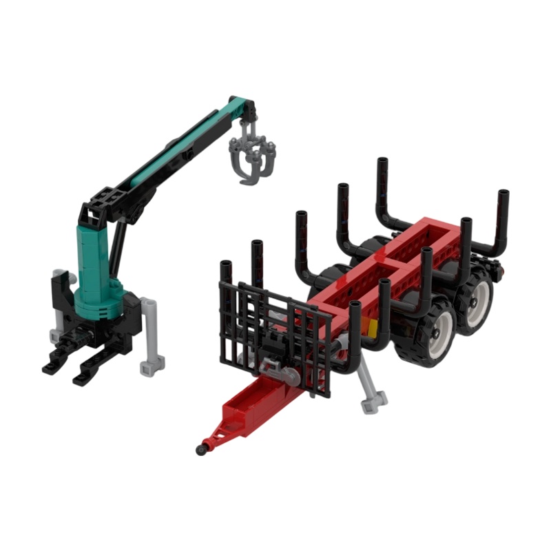 Agriculture Farming Vehicles - ตัวต่อรถแทรกเตอร์เมือง MOC, โมเดลยานพาหนะวิศวกรรมการเกษตร, ตัวต่อเครื่องจักรกลการเกษตรจำลองสำหรับสะสม