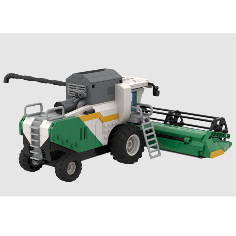 Farming Agriculture Model - MOC-188986 ซิตี้ฟาร์ม เครื่องเก็บเกี่ยวข้าวแบบรวม รุ่น 780 ชิ้นส่วน