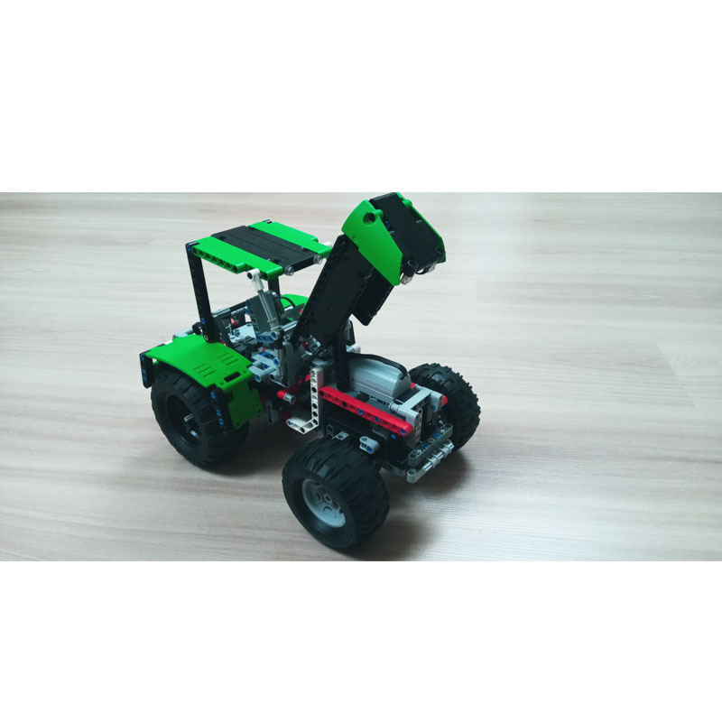 Farming Agriculture Model - MOC-80667 ชุดตัวต่อรถแทรกเตอร์ขนาดกลางสำหรับการเกษตรในเมือง รุ่น 563 ชิ้นส่วน ของเล่นสร้างสรรค์สำหรับผู้ใหญ่และเด็ก