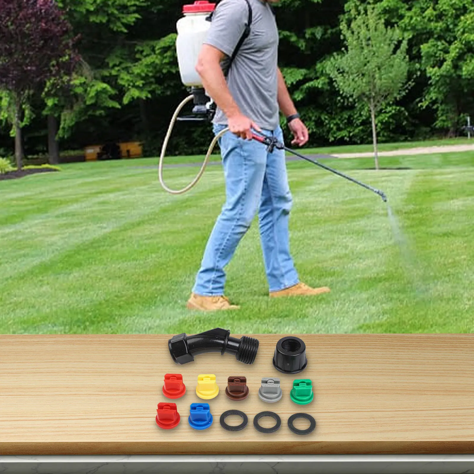หัวฉีดพ่นแบบมุมกว้าง 110 องศา  - Crop Sprayer Backpack บทวิจารณ์และราคา
