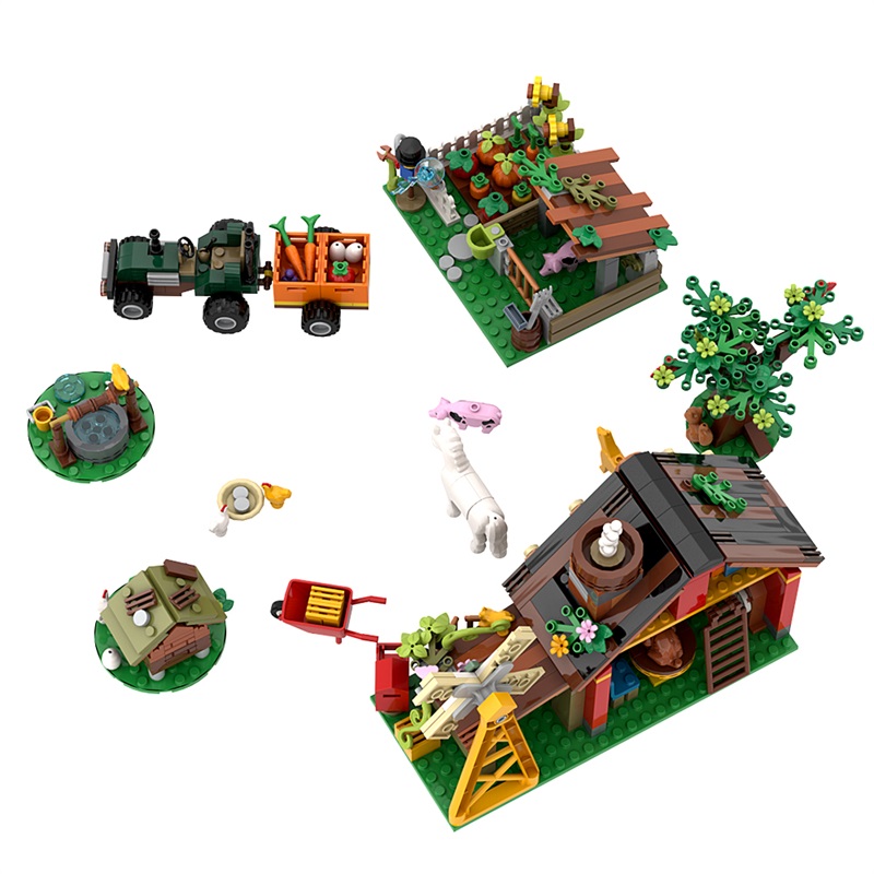 บล็อกตัวต่อสร้างบ้านฟาร์มกังหั - Farming Agriculture Model บทวิจารณ์และราคา