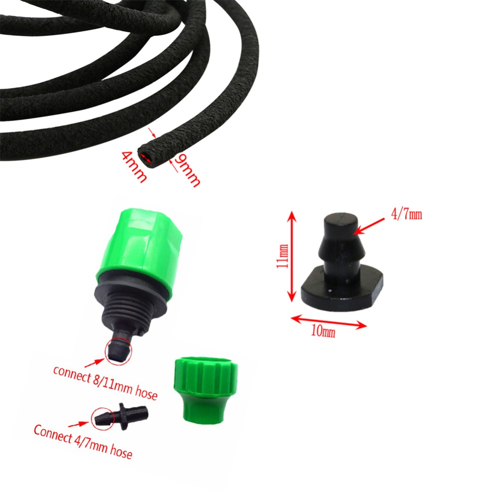ท่อน้ำ Soaker ยาว10เมตร, 4/9มม - Agriculture Farming Kit บทวิจารณ์และราคา
