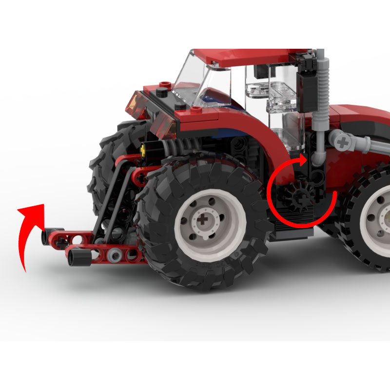 MOC-201541 ชุดตัวต่อรถแทรกเตอร - Farming Agriculture Model บทวิจารณ์และราคา
